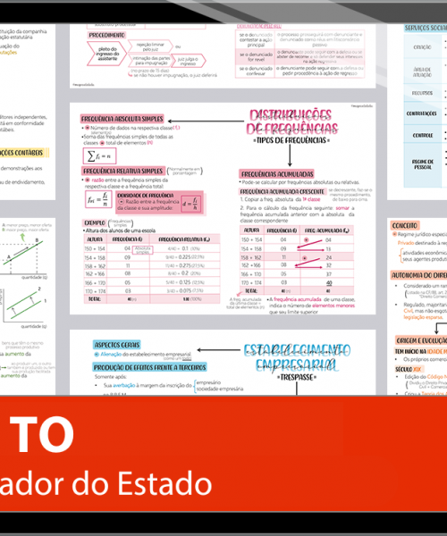 Mapas da Lulu. Os melhores e mais completos mapas mentais para o concurso de Procurador do Estado da PGE TO. Totalmente atualizados e com download liberado.