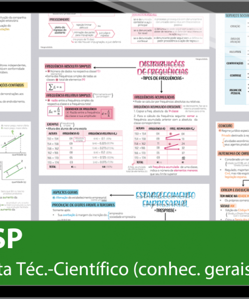 Mapas da Lulu. Os melhores e mais completos mapas mentais para o concurso de Analista Técnico-Científico do MPSP. Totalmente atualizados e com download liberado.