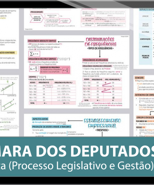 Mapas da Lulu. Os melhores e mais completos mapas mentais para o concurso de Analista (Processo Legislativo e Gestão) da Câmara. Totalmente atualizados e com download liberado.