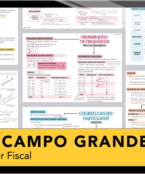 Mapas da Lulu. Os melhores e mais completos mapas mentais para o concurso de Auditor Fiscal do ISS Campo Grande. Totalmente atualizados e com download liberado.