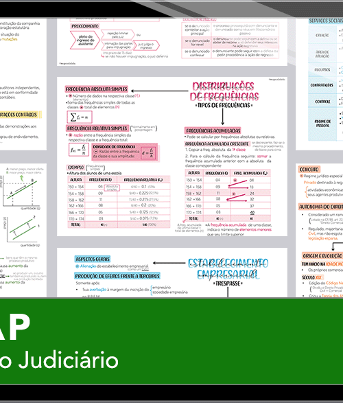 Mapas da Lulu. Os melhores e mais completos mapas mentais para o concurso de Técnico Judiciário do TJAP. Totalmente atualizados e com download liberado.