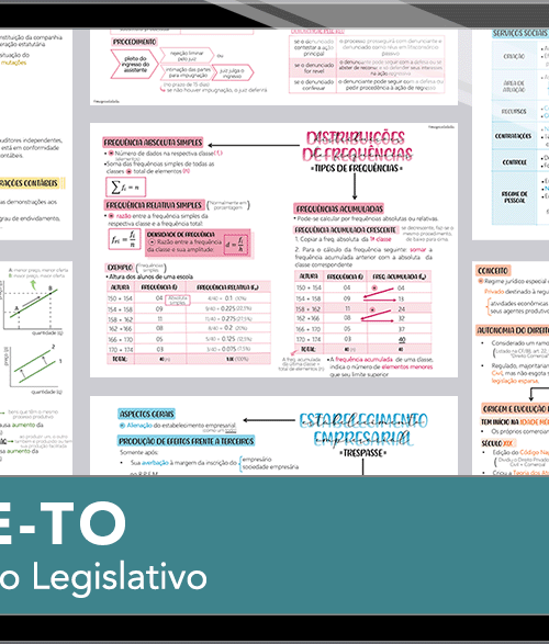 Mapas da Lulu. Os melhores e mais completos mapas mentais para o concurso de Técnico da Assembleia Legislativa do Tocantins. Totalmente atualizados e com download liberado.