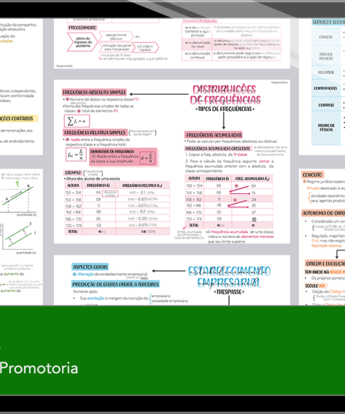 Mapas da Lulu. Os melhores e mais completos mapas mentais para o concurso de Oficial de Promotoria do MPPR. Totalmente atualizados e com download liberado.