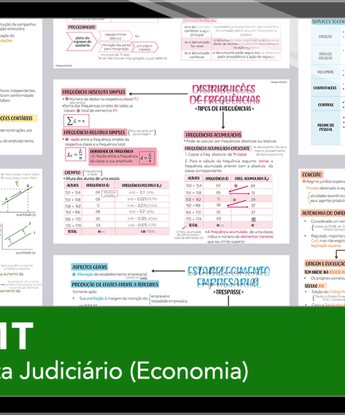 Mapas da Lulu. Os melhores e mais completos mapas mentais para o concurso de Analista Judiciário (Economia) do TJMT. Totalmente atualizados e com download liberado.