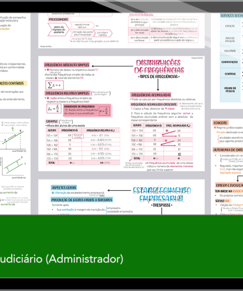 Mapas da Lulu. Os melhores e mais completos mapas mentais para o concurso de Analista Judiciário (Administrador) do TJRO. Totalmente atualizados e com download liberado.