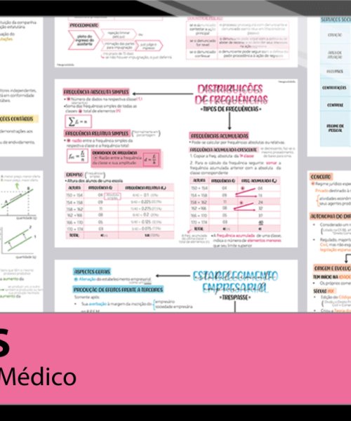 Mapas da Lulu. Os melhores e mais completos mapas mentais para o concurso de Perito Médico do INSS. Totalmente atualizados e com download liberado.