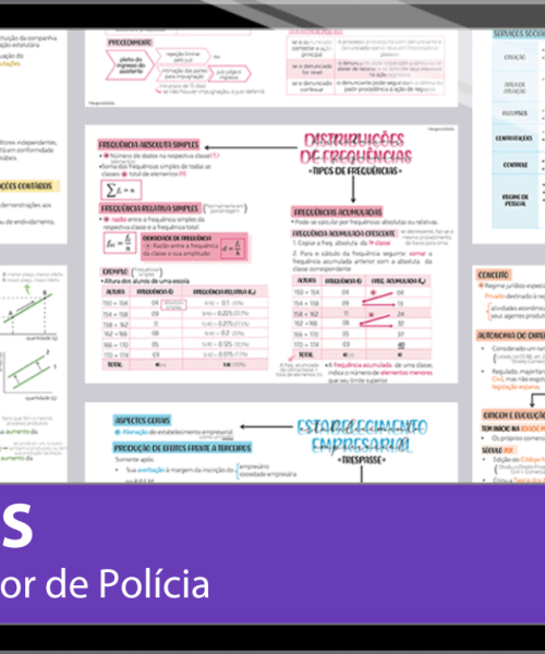 Mapas da Lulu. Melhores e mais completos mapas mentais para concurso de Inspetor da Polícia Civil do Rio Grande do Sul (PCRS). Totalmente atualizados e download liberado.