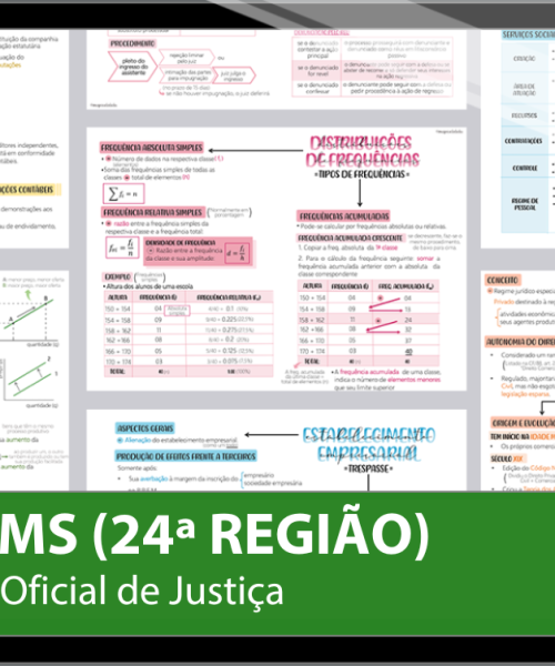 Mapas da Lulu. Os melhores e mais completos mapas mentais para o concurso de Analista (Oficial de Justiça) do TRT MS (24ª Região). Totalmente atualizados e com download liberado.