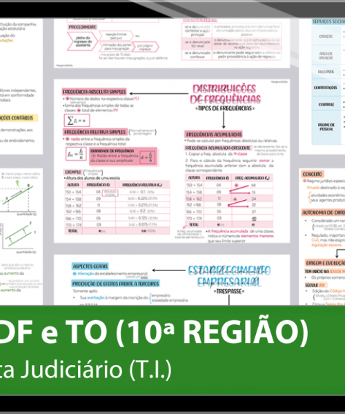 Mapas da Lulu. Os melhores e mais completos mapas mentais para o concurso de Analista Judiciário (T.I.) do TRT DF e TO (10ª Região). Totalmente atualizados e com download liberado.