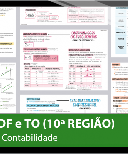 Mapas da Lulu. Os melhores e mais completos mapas mentais para o concurso de Analista Judiciário (especialidade Contabilidade) do TRT DF/TO (10ª Região). Totalmente atualizados e com download liberado.