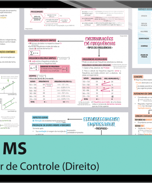 Mapas da Lulu. Os melhores e mais completos mapas mentais para o concurso de Auditor (Direito) do TCE MS. Totalmente atualizados e com download liberado.