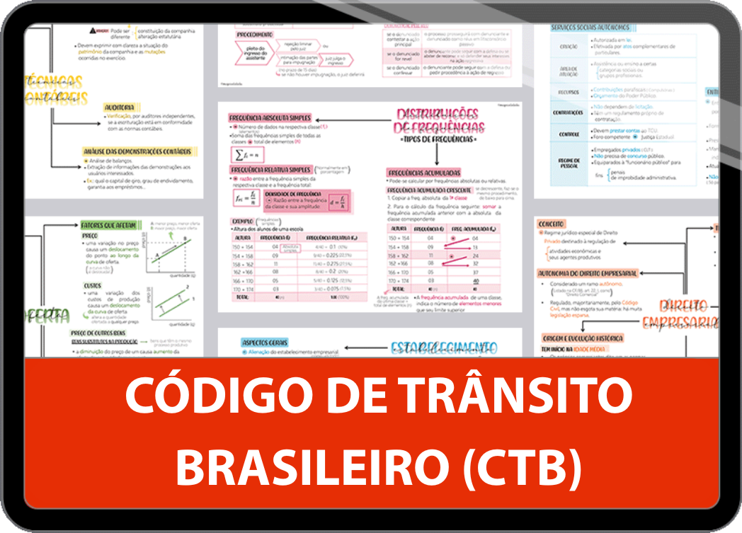 Mapas da Lulu. Os melhores e mais completos mapas mentais da Legislação de Trânsito. Totalmente atualizados e com download liberado.