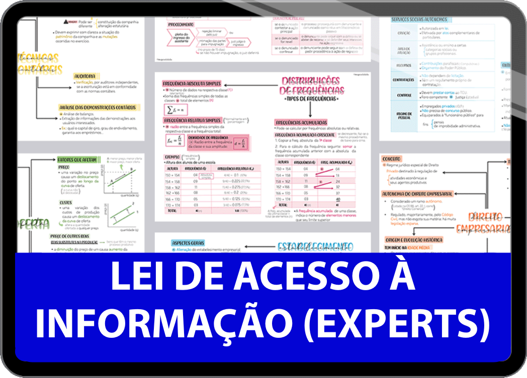 Mapas da Lulu | Melhores mapas mentais da Lei de Acesso à Informação