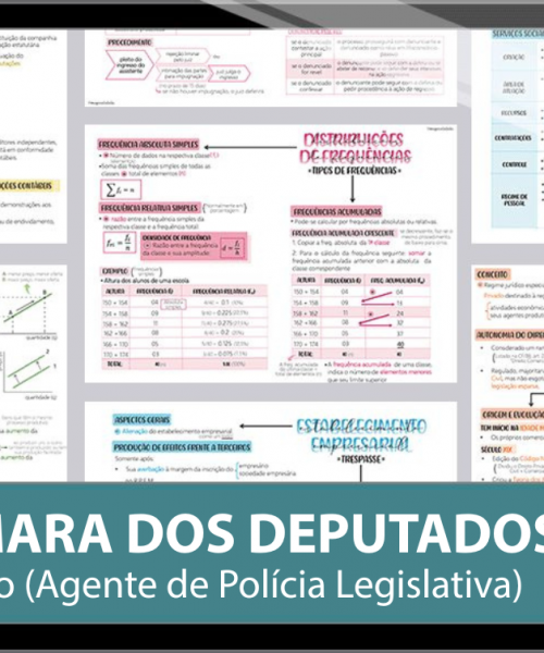 Mapas da Lulu. Os melhores e mais completos mapas mentais para o concurso de Técnico (Agente de Polícia Legislativa) da Câmara. Totalmente atualizados e com download liberado.