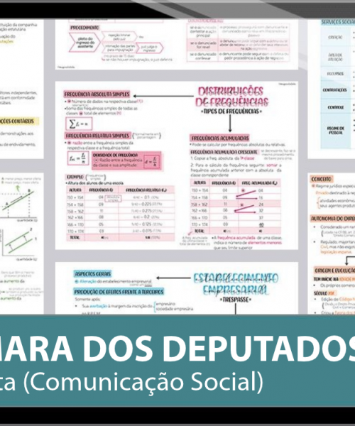 Mapas da Lulu. Os melhores e mais completos mapas mentais para o concurso de Analista (Comunicação Social) da Câmara. Totalmente atualizados e com download liberado.