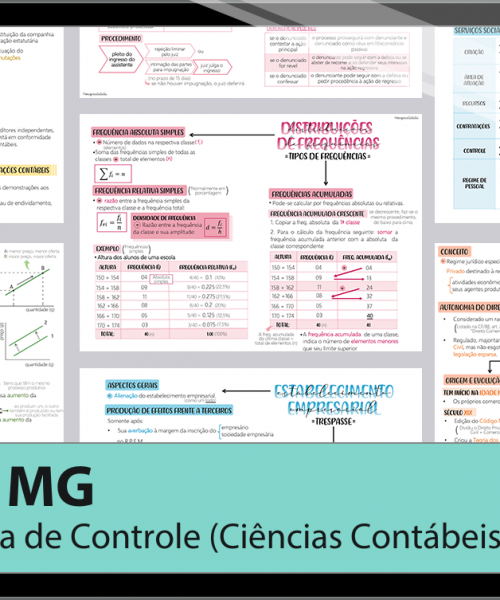 Mapas da Lulu. Os melhores e mais completos mapas mentais para o concurso de Analista (Ciências Contábeis) do TCE MG. Totalmente atualizados e com download liberado.