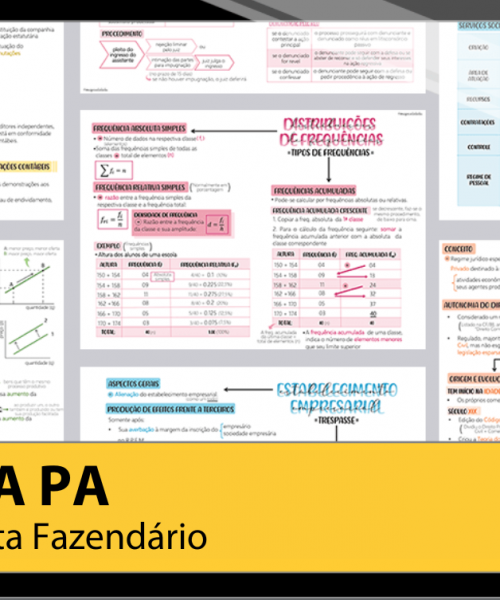 Mapas da Lulu. Os melhores e mais completos mapas mentais para o concurso de Analista Fazendário da SEFA PA. Totalmente atualizados e com download liberado.