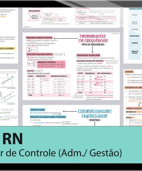 Mapas da Lulu. Os melhores e mais completos mapas mentais para o concurso de Auditor do TCE RN (Administração e Gestão). Totalmente atualizados e com download liberado.