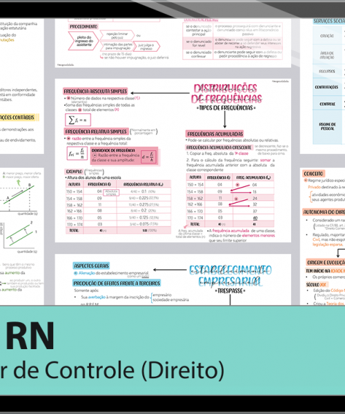 Mapas da Lulu. Os melhores e mais completos mapas mentais para o concurso de Auditor do TCE RN (Direito). Totalmente atualizados e com download liberado.