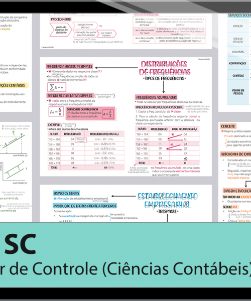 Mapas da Lulu. Os melhores e mais completos mapas mentais para o concurso de Auditor (Ciências Contábeis) do TCE SC. Totalmente atualizados e com download liberado.
