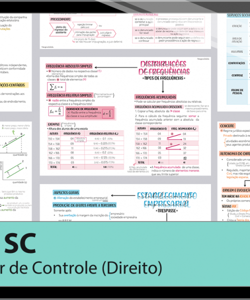 Mapas da Lulu. Os melhores e mais completos mapas mentais para o concurso de Auditor (Direito) do TCE SC. Totalmente atualizados e com download liberado.