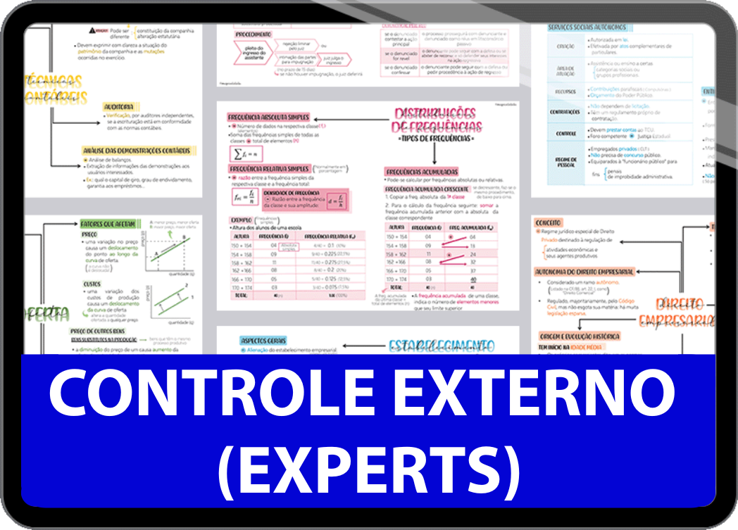 Mapas da Lulu. Os melhores e mais completos mapas mentais sobre Controle Externo. Totalmente atualizados e com download liberado.