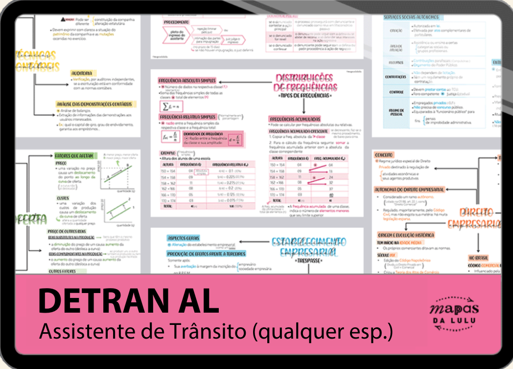 DETRAN AL – Assistente de Trânsito (qualquer área do conhecimento)