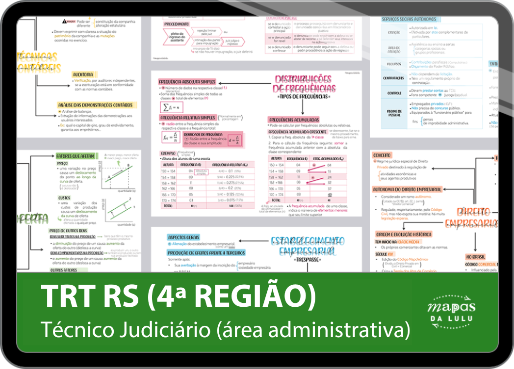 TRT RS (4ª Região) – Técnico Judiciário (área administrativa)