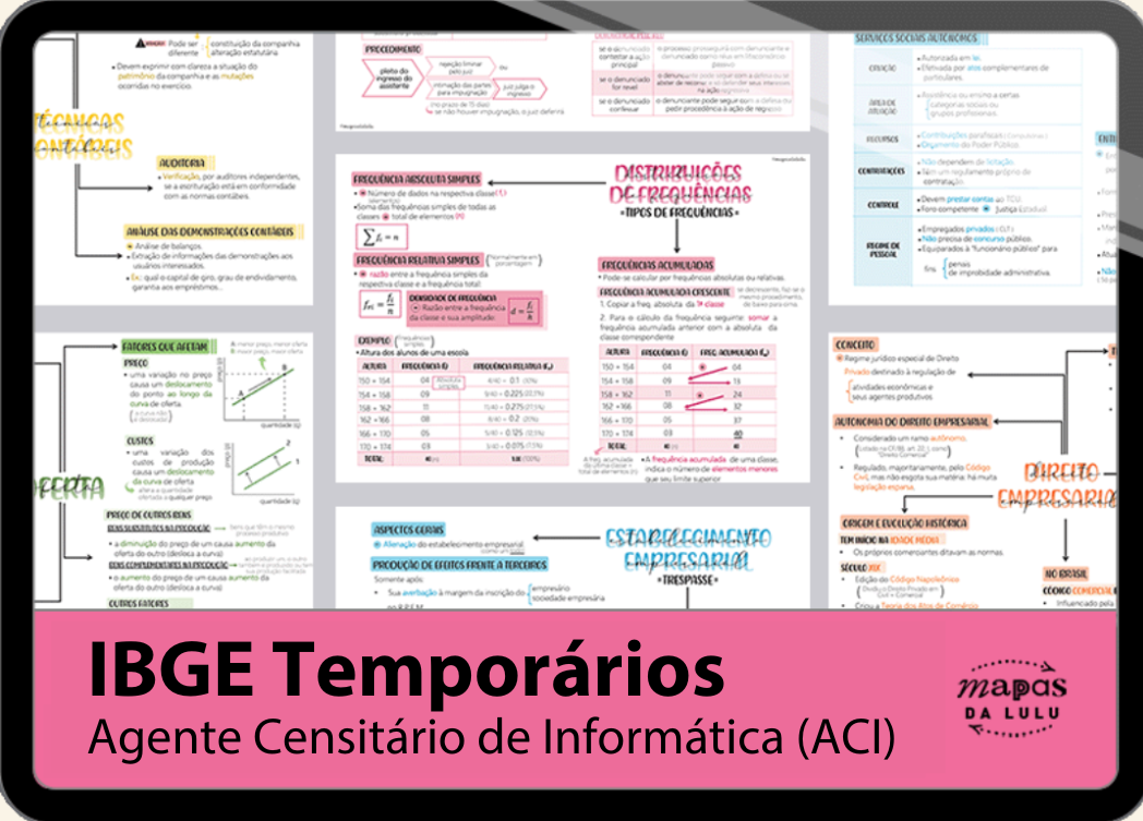 IBGE Temporários – Agente Censitário de Informática (ACI)