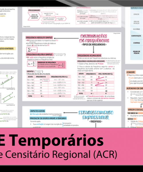 Mapas da Lulu. Os melhores e mais completos mapas mentais para o concurso de Agente Censitário Regional (ACR) do IBGE. Totalmente atualizados e com download liberado.