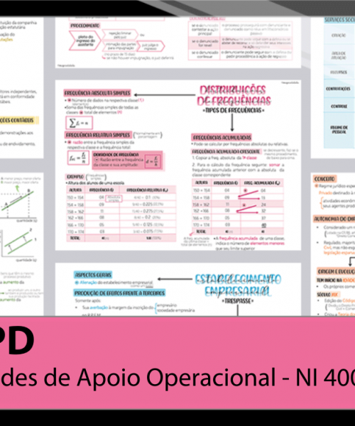 Mapas da Lulu. Os melhores e mais completos mapas mentais para o concurso para Atividades de Apoio Operacional-NI 400 da ANPD. Totalmente atualizados e com download liberado.