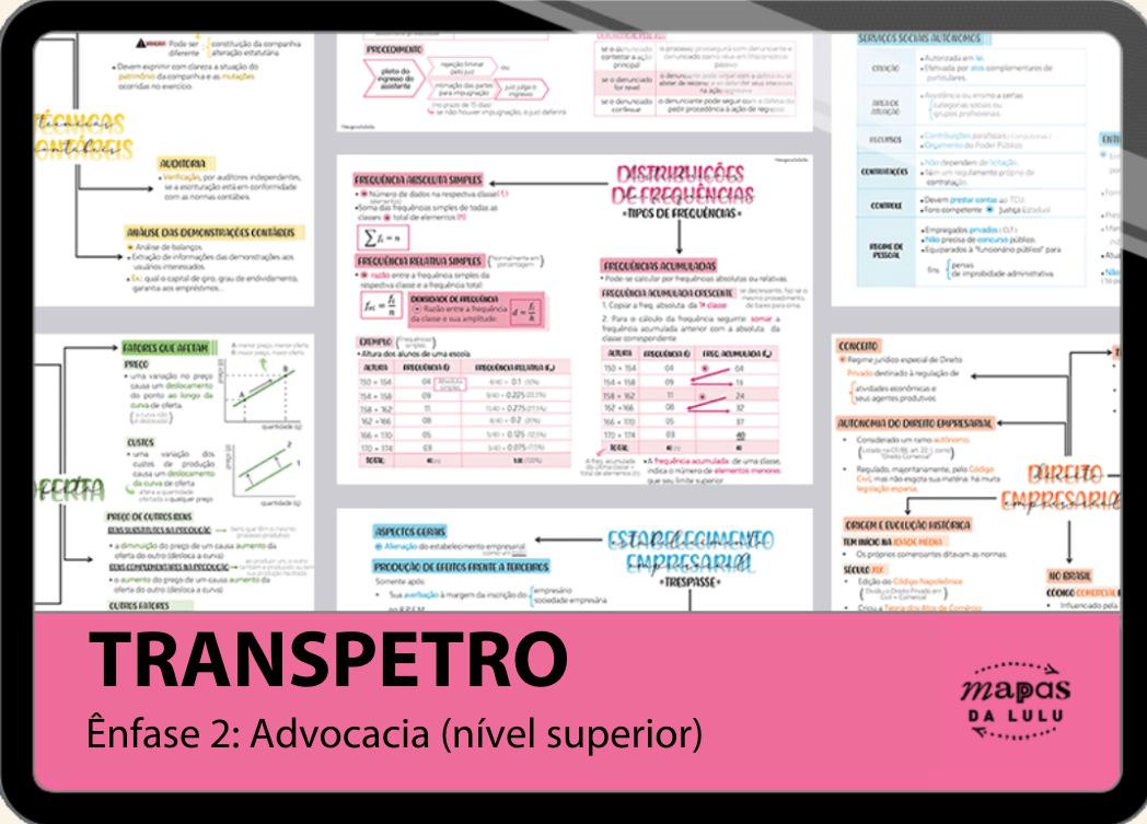 TRANSPETRO – Ênfase 2: Advocacia (nível superior)