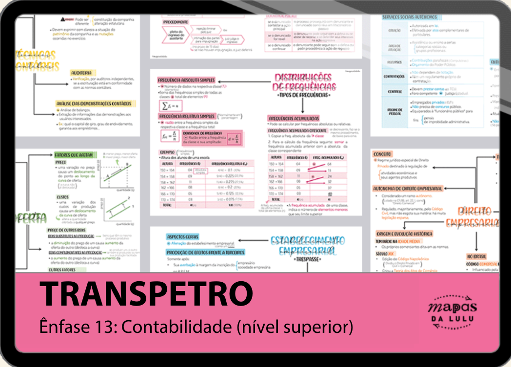 TRANSPETRO – Ênfase 13: Contabilidade (nível superior)