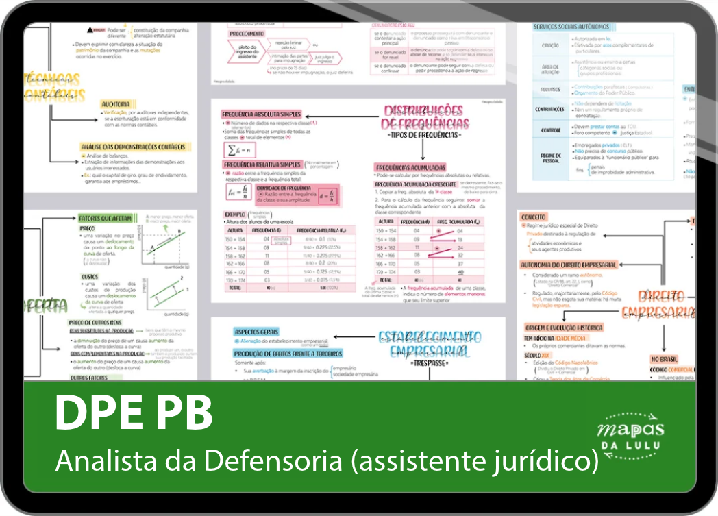DPE PB – Analista da Defensoria (assistente jurídico)