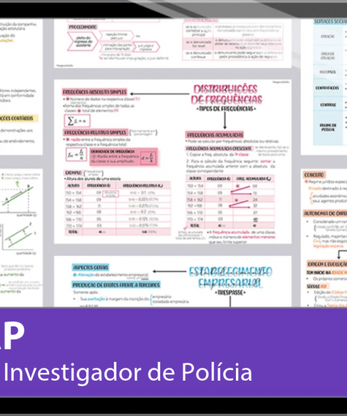 Mapas da Lulu. Os melhores e mais completos mapas mentais para o concurso de Oficial Investigador da Polícia Civil do Amapá (PCAP). Totalmente atualizados e com download liberado.