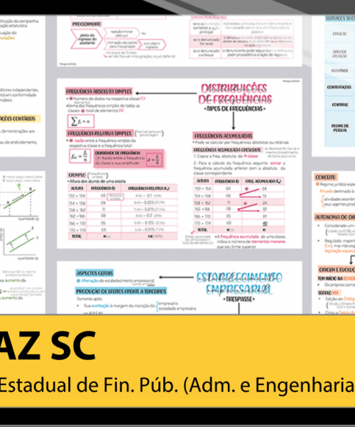 Mapas da Lulu. Os melhores e mais completos mapas mentais para o concurso de Auditor Estadual de Finanças Públicas da SEFAZ SC. Totalmente atualizados e com download liberado.