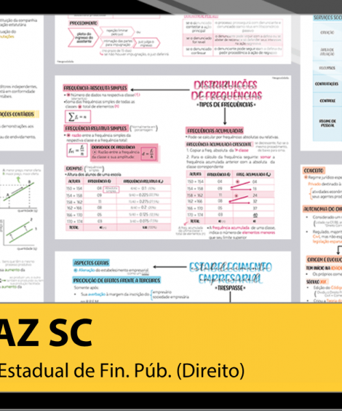 Mapas da Lulu. Os melhores e mais completos mapas mentais para o concurso de Auditor Estadual de Finanças Públicas da SEFAZ SC. Totalmente atualizados e com download liberado.