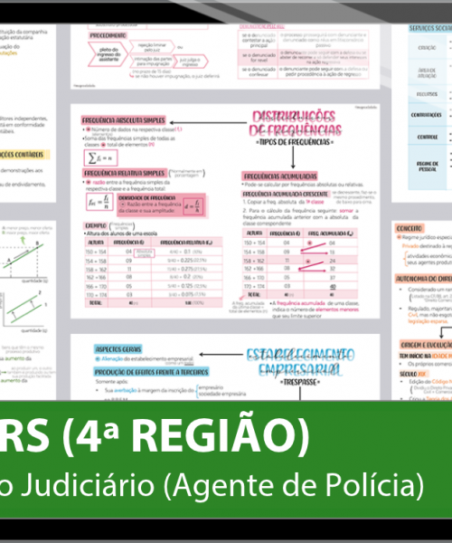 Mapas da Lulu. Os melhores e mais completos mapas mentais para o concurso de Técnico (Agente de Polícia Judicial) do TRT RS (4ª Região). Totalmente atualizados e com download liberado.
