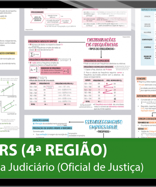 Mapas da Lulu. Os melhores e mais completos mapas mentais para o concurso de Analista Judiciário (Oficial de Justiça Avaliador Federal) do TRT RS (4ª Região). Totalmente atualizados e com download liberado.